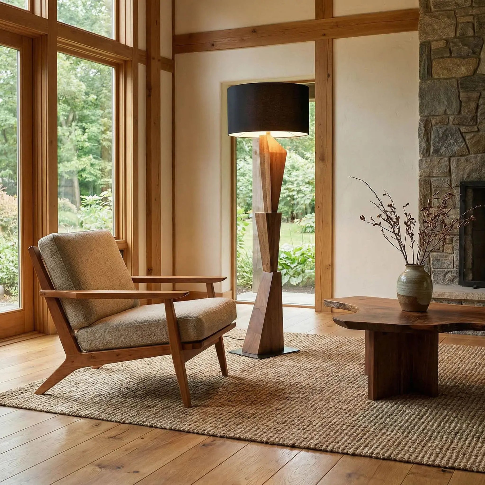Enigma Ii Floor Lamp with Shade-2