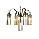 Chandler Chandelier in Antique Brass-1