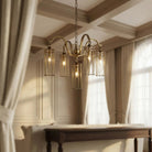 Chandler Chandelier in Antique Brass-2