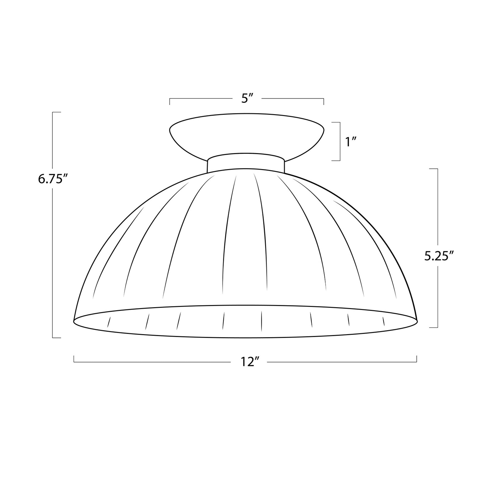 Dariel Glass Flush Mount-6