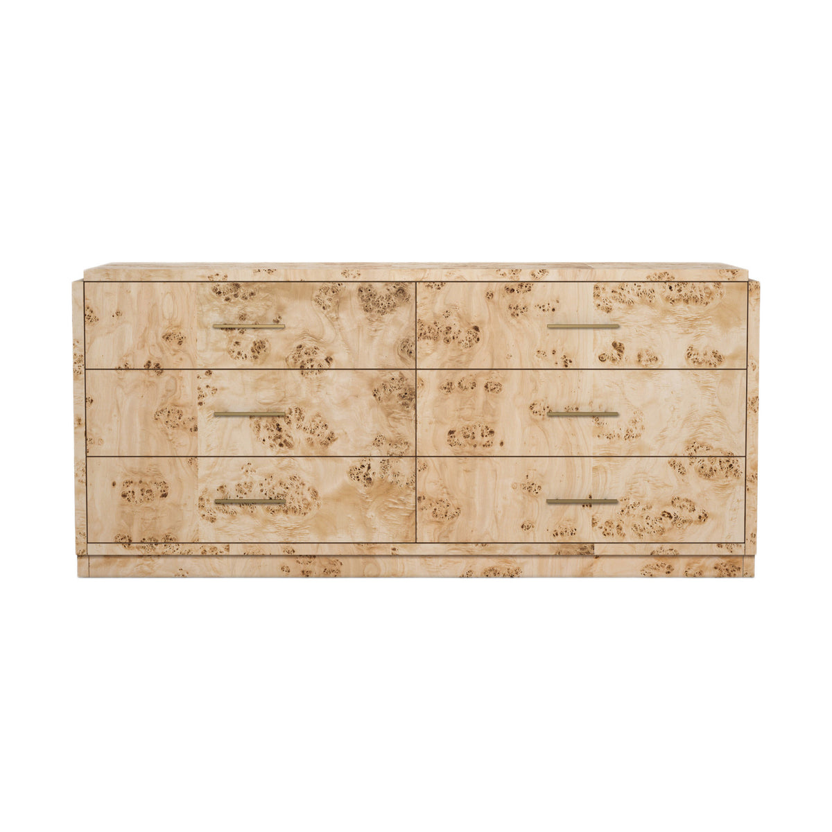 Wren 6-Drawer Burl Dresser-6