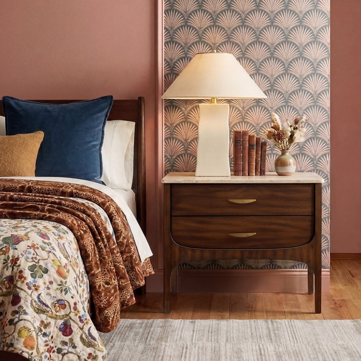Frontinac 2-Drawer Nightstand-2