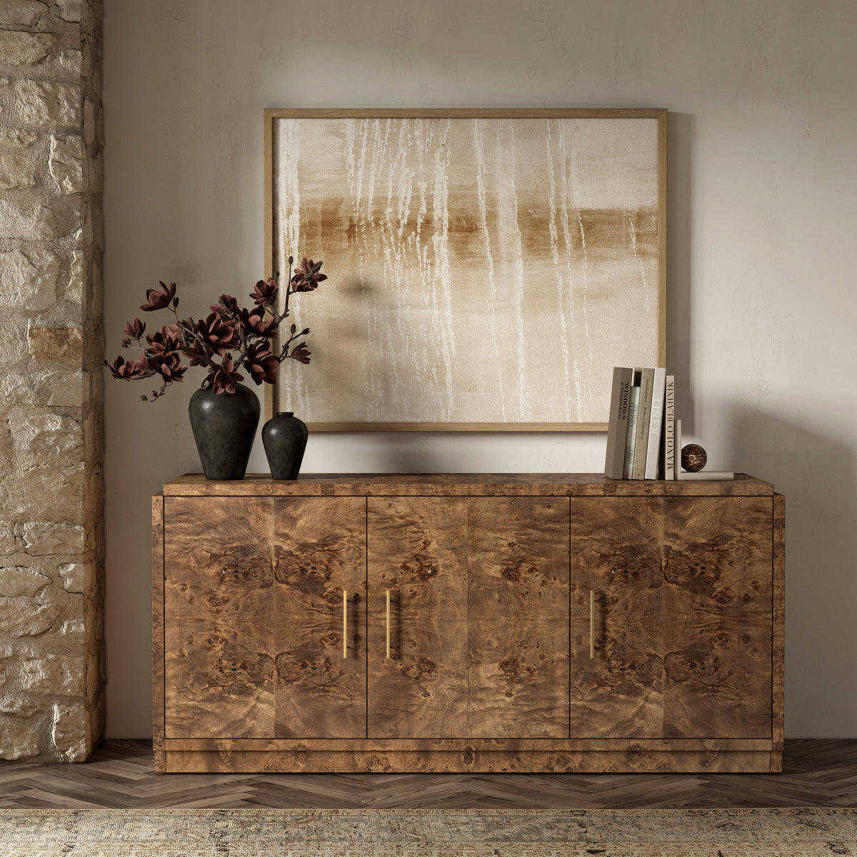Wren Burl Sideboard-2