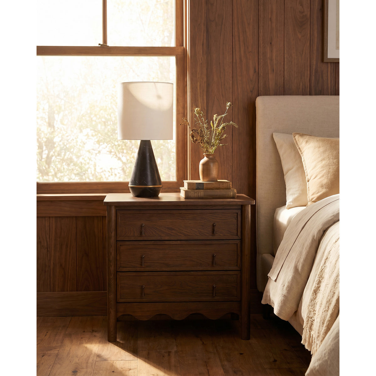 Olivia 3-Drawer Nightstand-2