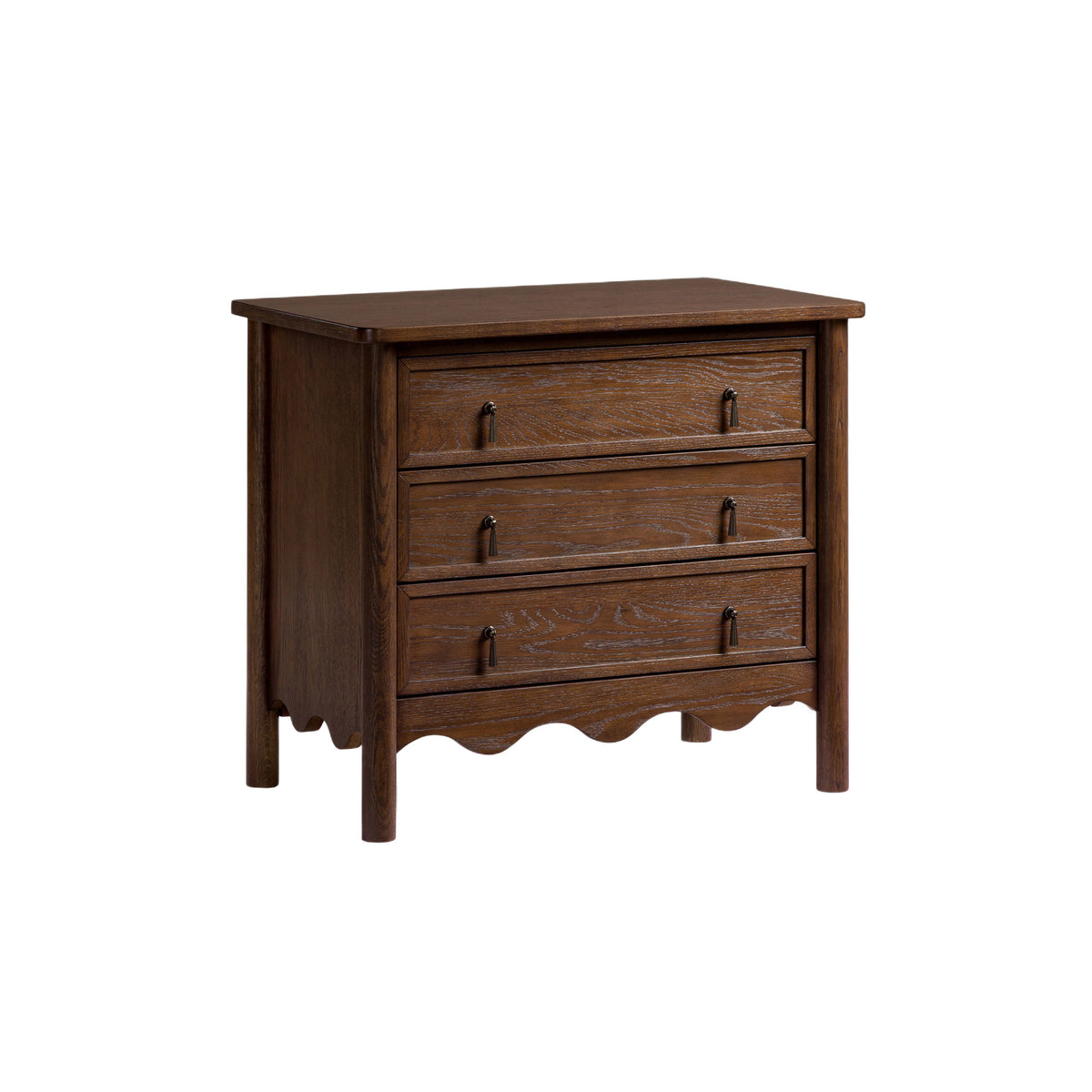 Olivia 3-Drawer Nightstand-8