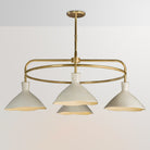 Dune 4-Light Chandelier in Cream-4