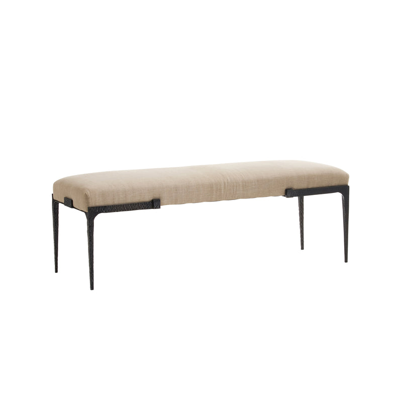 The first image of the Marvin Bench in Natural Linen.