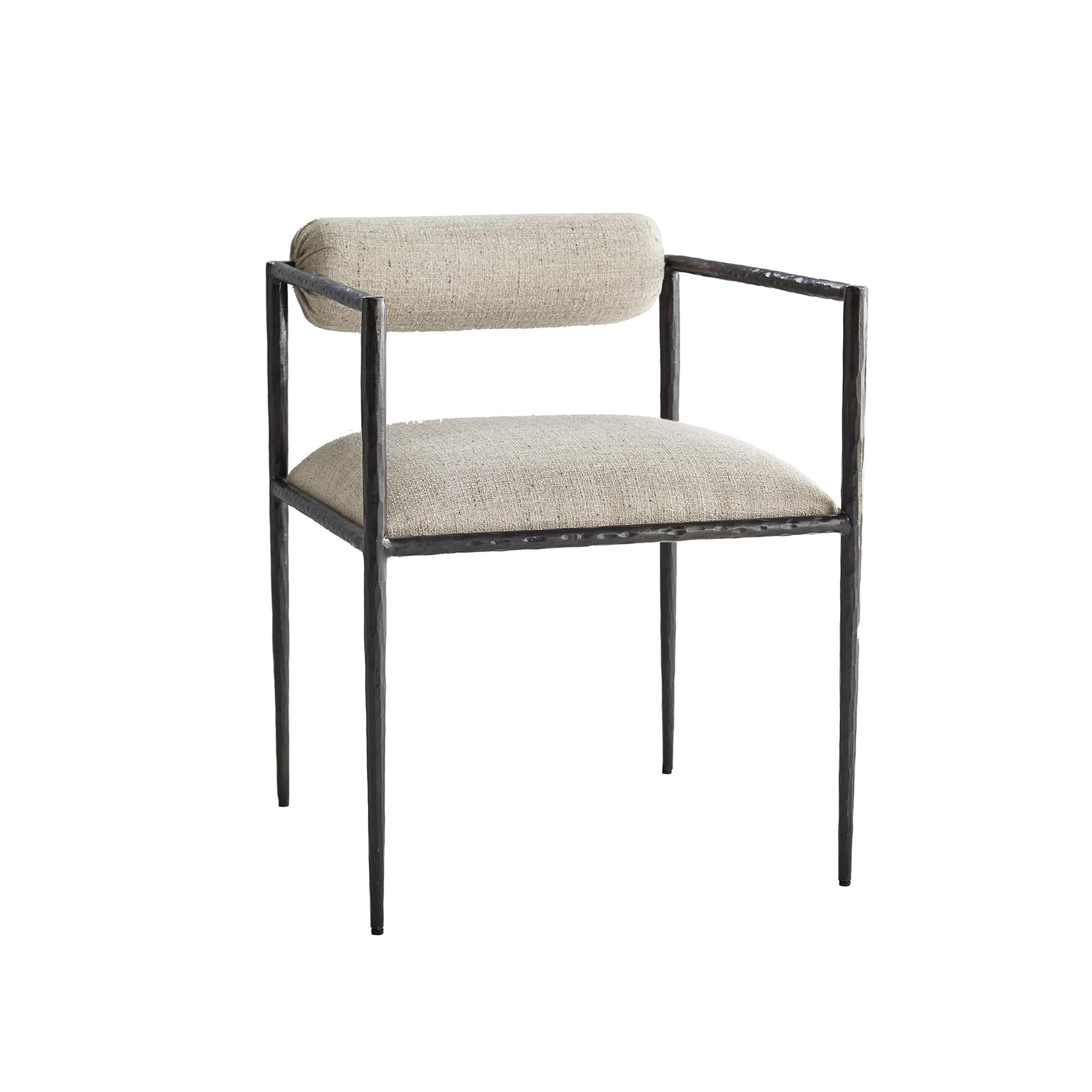 First image of the Barbana Chair in Pewter Texture