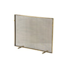 The first image of the Gita Fireplace Screen in Antique Brass